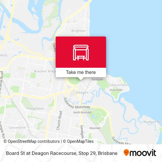 Board St at Deagon Racecourse, Stop 29 map