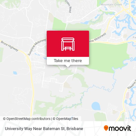 University Way Near Bateman St map