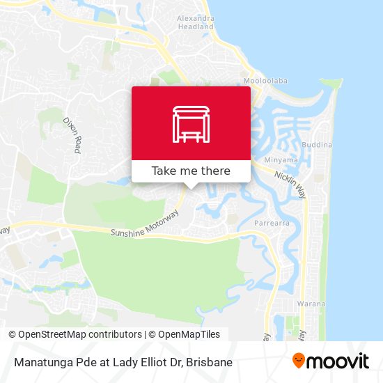 Manatunga Pde at Lady Elliot Dr map