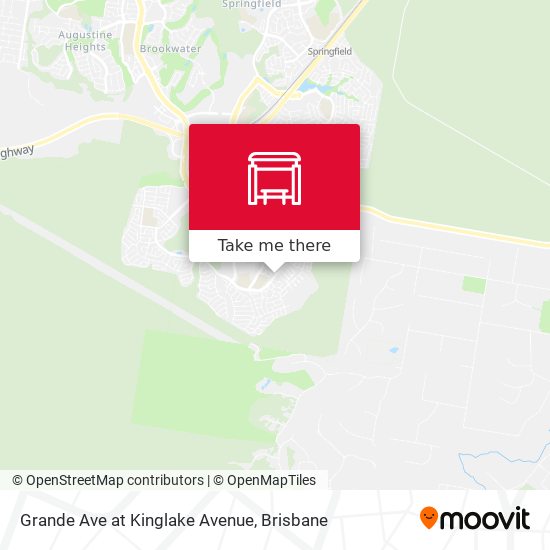 Grande Ave at Kinglake Avenue map