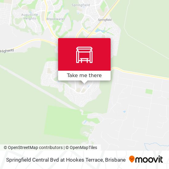 Springfield Central Bvd at Hookes Terrace map