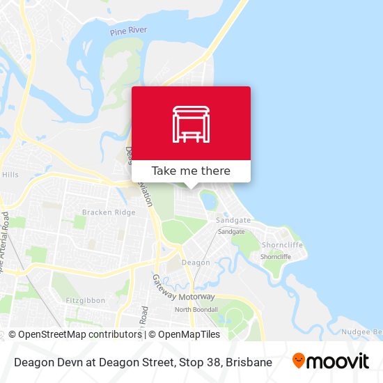Deagon Devn at Deagon Street, Stop 38 map