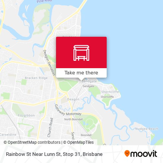 Rainbow St Near Lunn St, Stop 31 map
