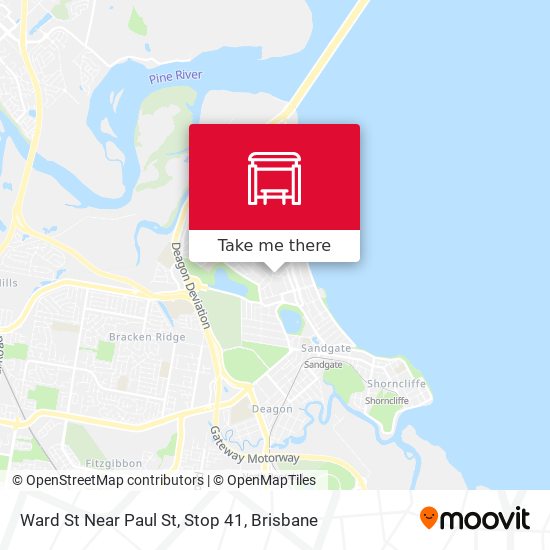 Ward St Near Paul St, Stop 41 map