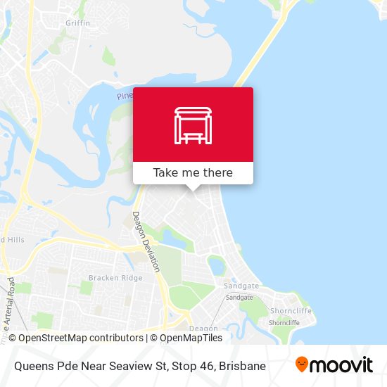 Queens Pde Near Seaview St, Stop 46 map