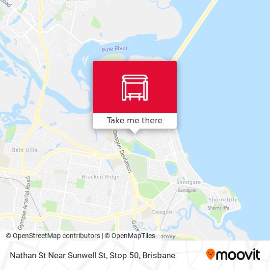 Nathan St Near Sunwell St, Stop 50 map