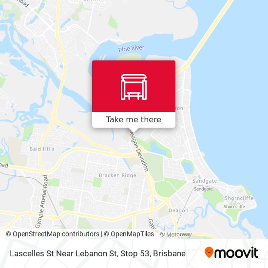 Lascelles St Near Lebanon St, Stop 53 map