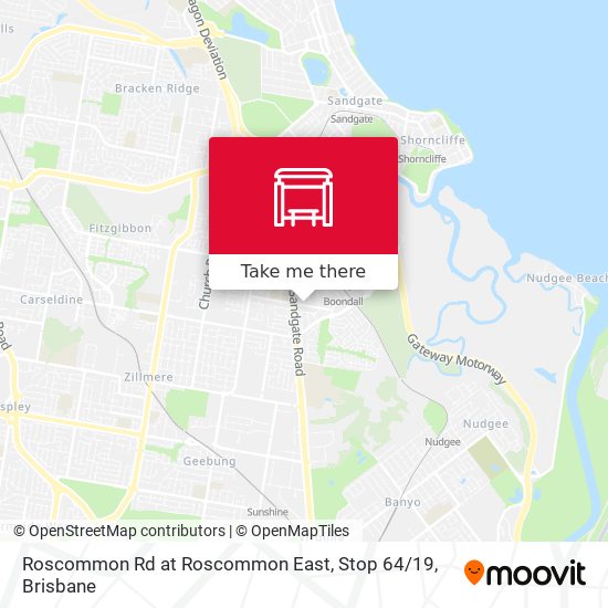 Roscommon Rd at Roscommon East, Stop 64 / 19 map