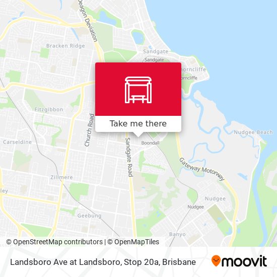 Landsboro Ave at Landsboro, Stop 20a map