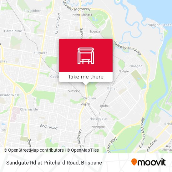 Sandgate Rd at Pritchard Road map