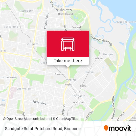 Sandgate Rd at Pritchard Road map