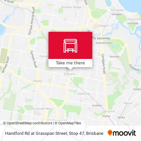 Handford Rd at Grasspan Street, Stop 47 map