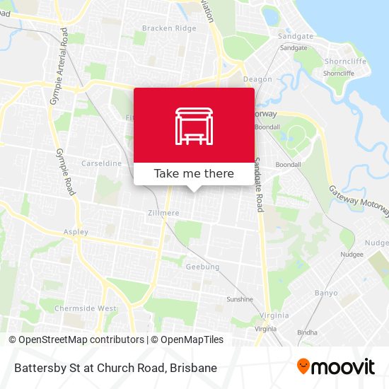 Battersby St at Church Road map