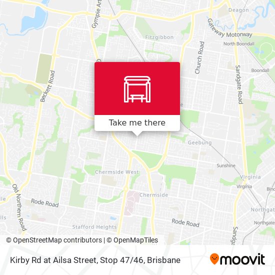 Kirby Rd at Ailsa Street, Stop 47 / 46 map