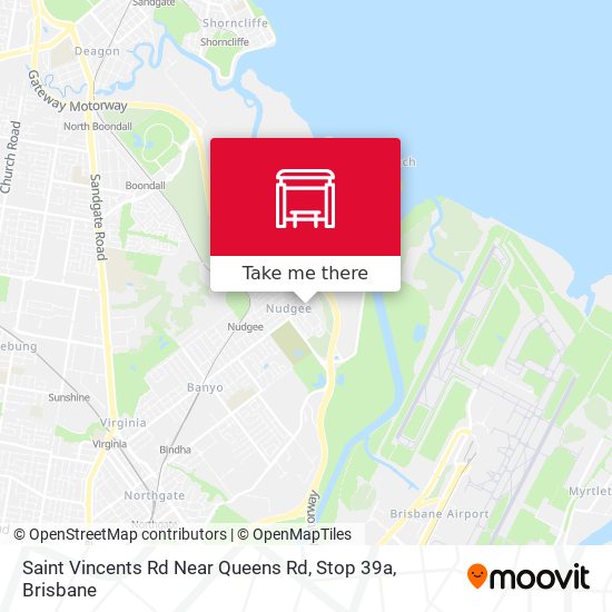 Saint Vincents Rd Near Queens Rd, Stop 39a map