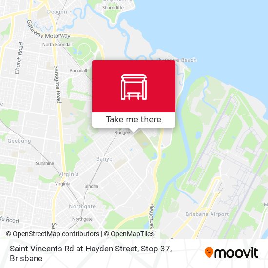 Saint Vincents Rd at Hayden Street, Stop 37 map