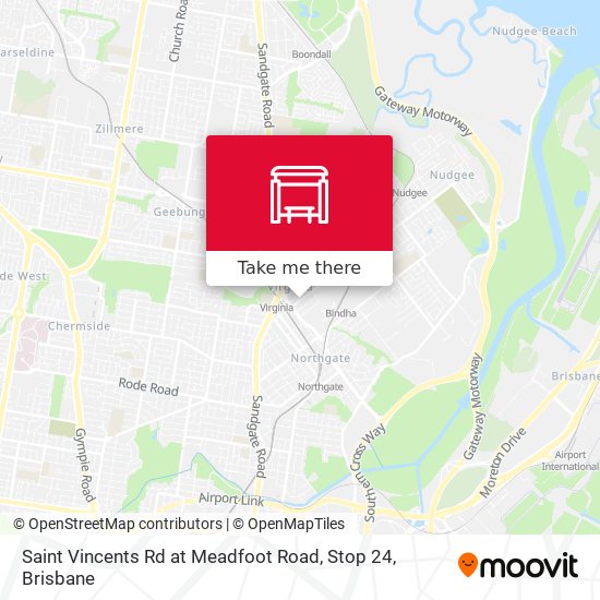Saint Vincents Rd at Meadfoot Road, Stop 24 map