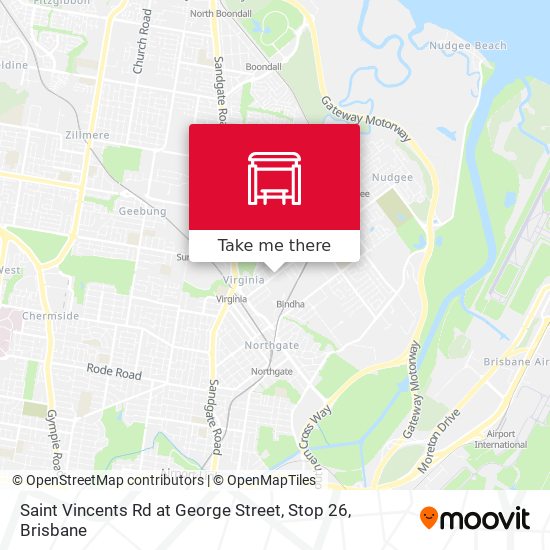 Saint Vincents Rd at George Street, Stop 26 map