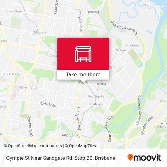 Gympie St Near Sandgate Rd, Stop 20 map