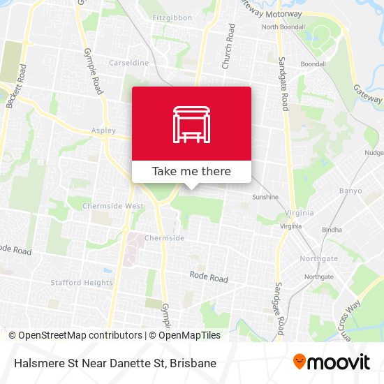 Halsmere St Near Danette St map