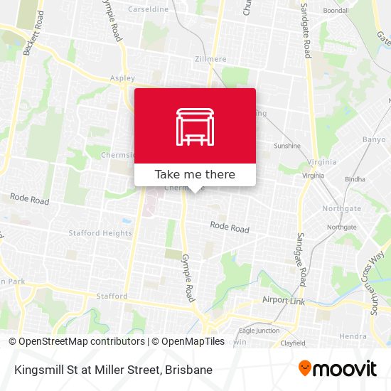 Kingsmill St at Miller Street map