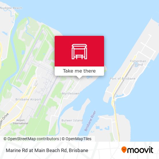 Marine Rd at Main Beach Rd map