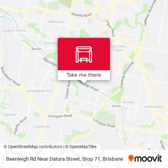 Beenleigh Rd Near Datura Street, Stop 71 map