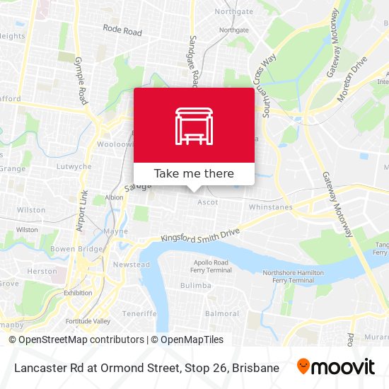 Lancaster Rd at Ormond Street, Stop 26 map