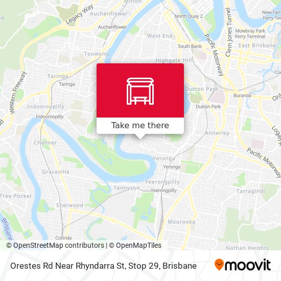 Orestes Rd Near Rhyndarra St, Stop 29 map