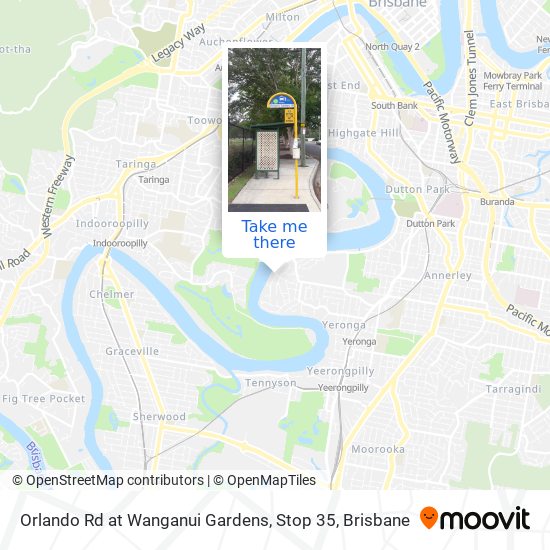 Mapa Orlando Rd at Wanganui Gardens, Stop 35