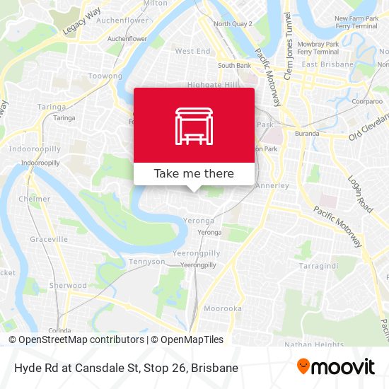 Hyde Rd at Cansdale St, Stop 26 map