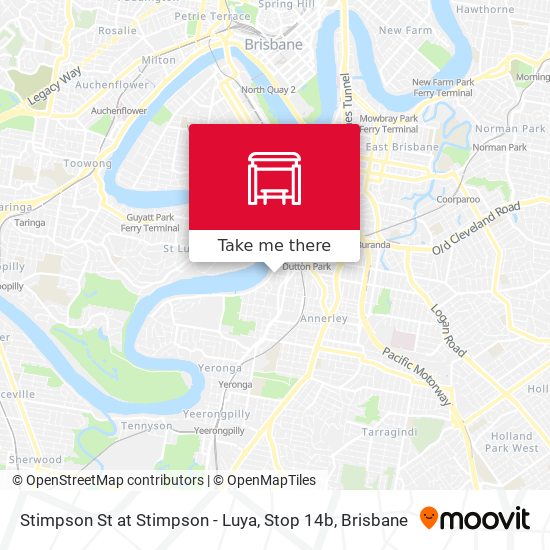 Stimpson St at Stimpson - Luya, Stop 14b map
