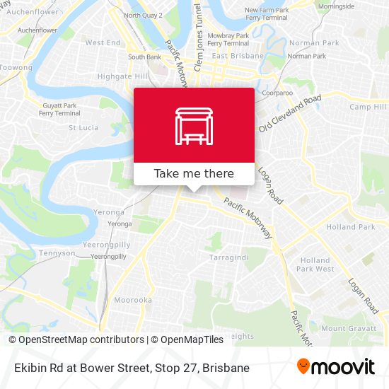 Mapa Ekibin Rd at Bower Street, Stop 27