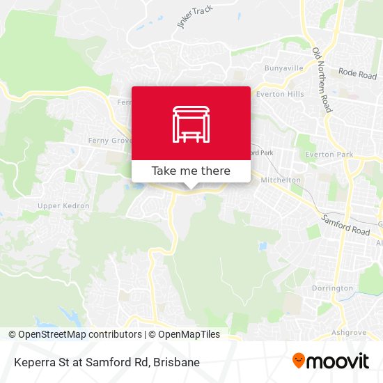 Keperra St at Samford Rd map