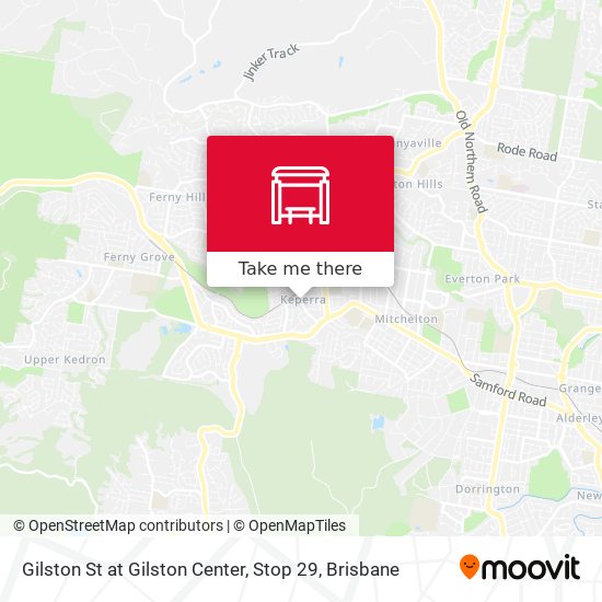 Gilston St at Gilston Center, Stop 29 map