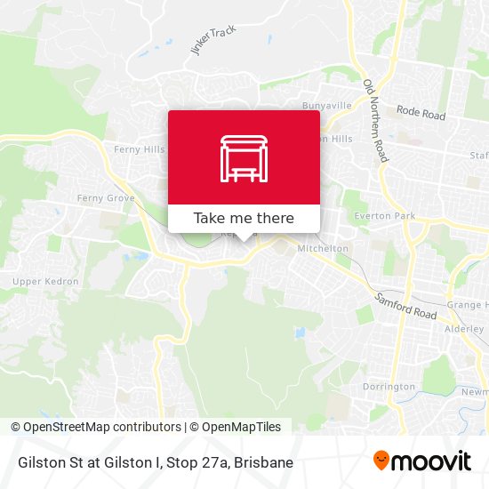 Gilston St at Gilston I, Stop 27a map