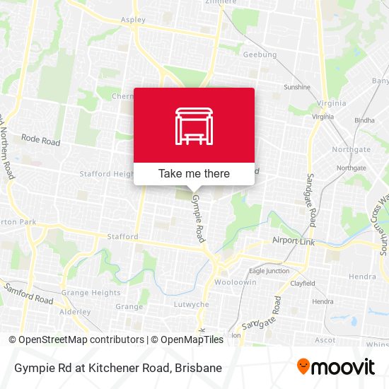 Gympie Rd at Kitchener Road map