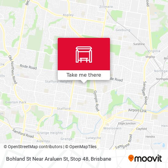 Bohland St Near Araluen St, Stop 48 map