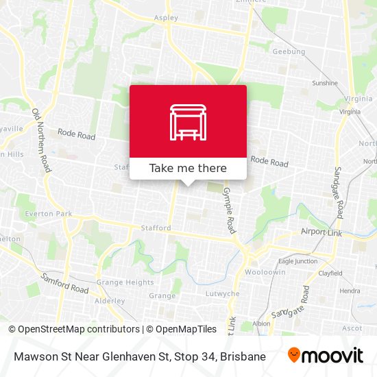 Mawson St Near Glenhaven St, Stop 34 map
