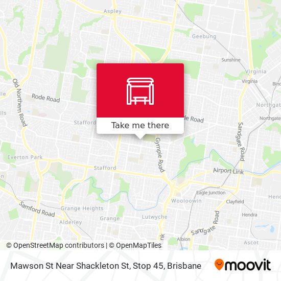 Mawson St Near Shackleton St, Stop 45 map