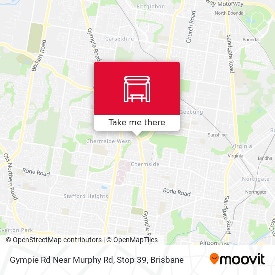 Gympie Rd Near Murphy Rd, Stop 39 map