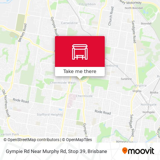 Gympie Rd Near Murphy Rd, Stop 39 map