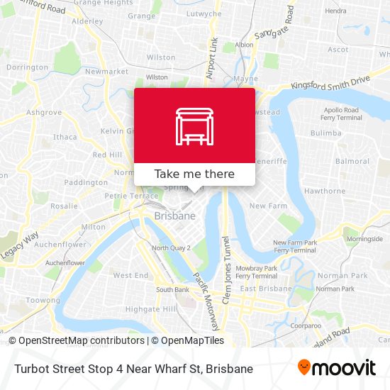 Turbot Street Stop 4 Near Wharf St map