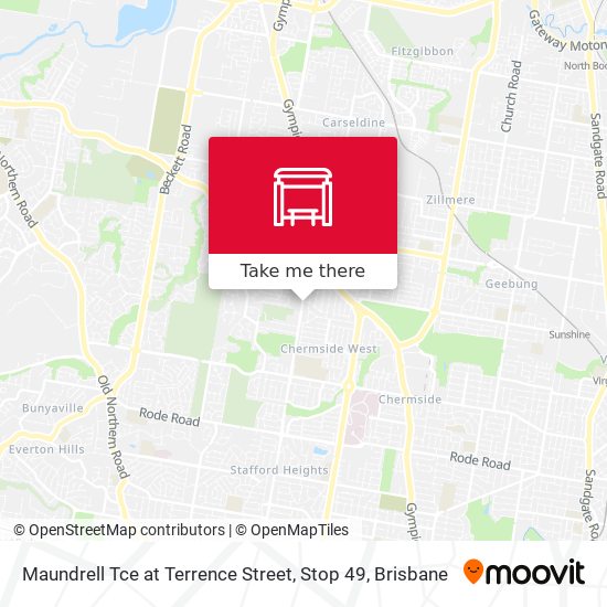 Maundrell Tce at Terrence Street, Stop 49 map