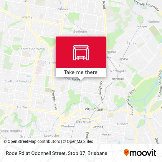 Rode Rd at Odonnell Street, Stop 37 map