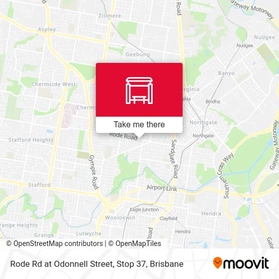 Mapa Rode Rd at Odonnell Street, Stop 37