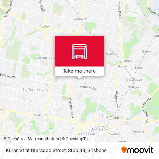 Kuran St at Burradoo Street, Stop 48 map