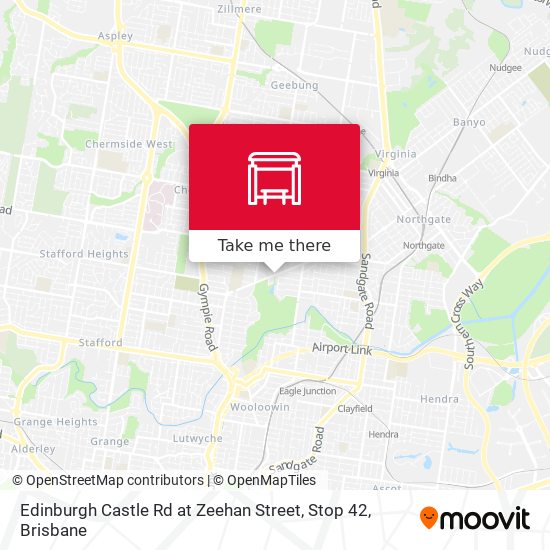 Edinburgh Castle Rd at Zeehan Street, Stop 42 map