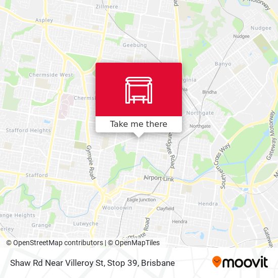 Shaw Rd Near Villeroy St, Stop 39 map