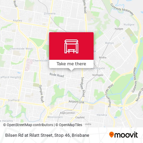 Bilsen Rd at Rilatt Street, Stop 46 map